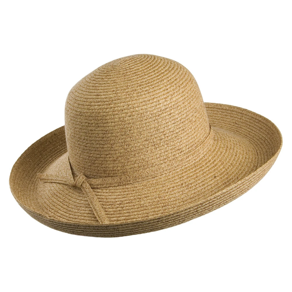 Sur La Tête Womens Traveller Packable Sun Hat - Toast