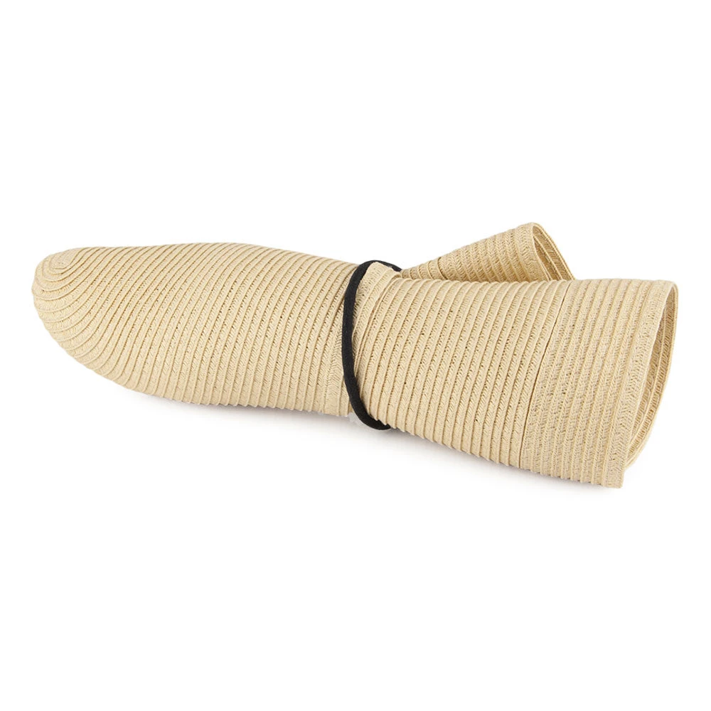 Sur La Tête Womens Traveller Packable Sun Hat - Natural - Image 3