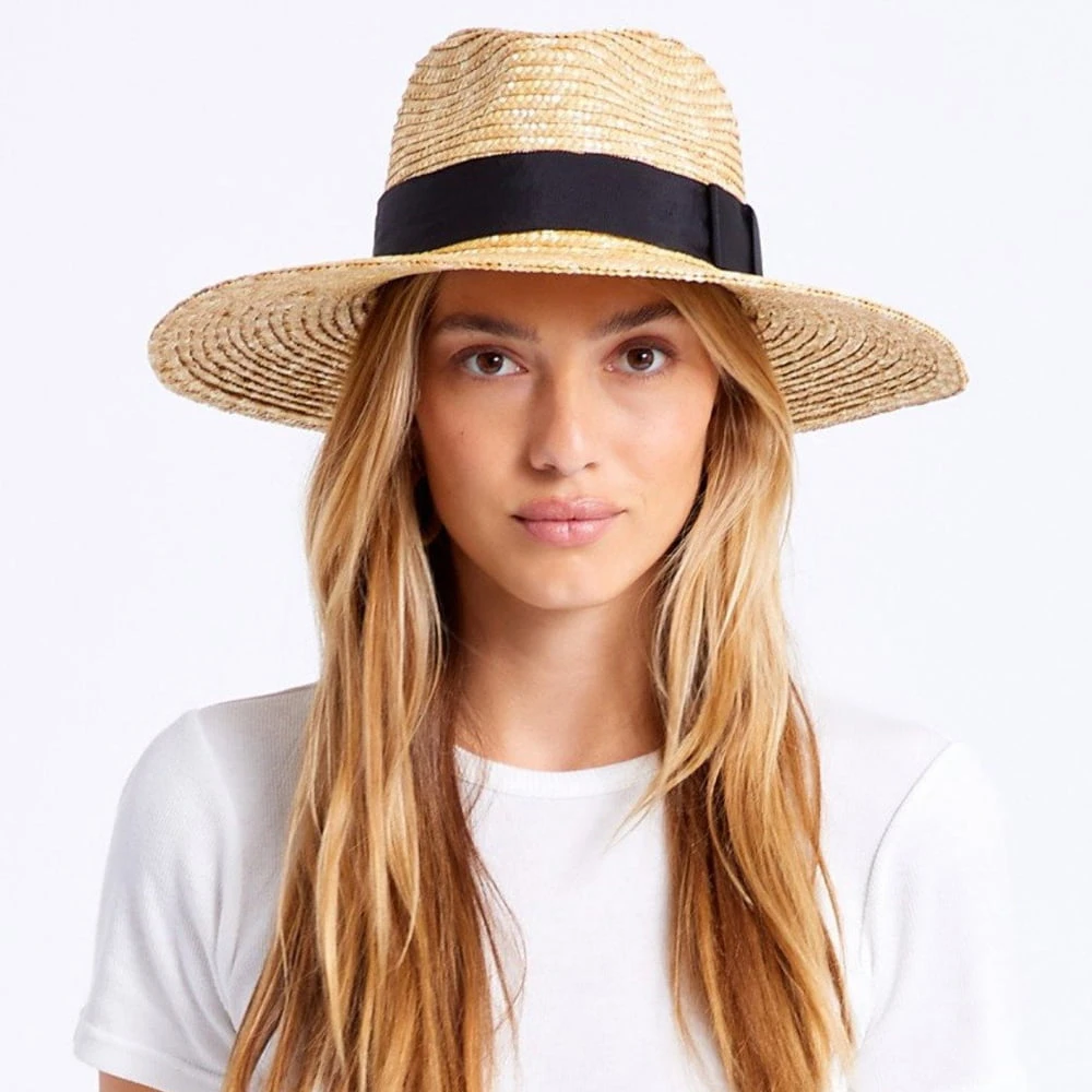 Brixton Hats Joanna Straw Sun Hat - Natural - Image 3