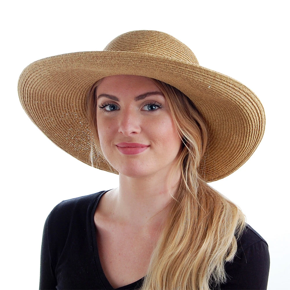 Sur La Tête Womens Brighton Sun Hat - Toast - Image 2