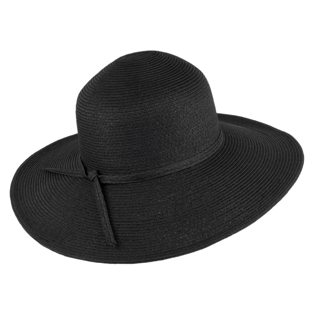 Sur La Tête Womens Brighton Sun Hat - Black