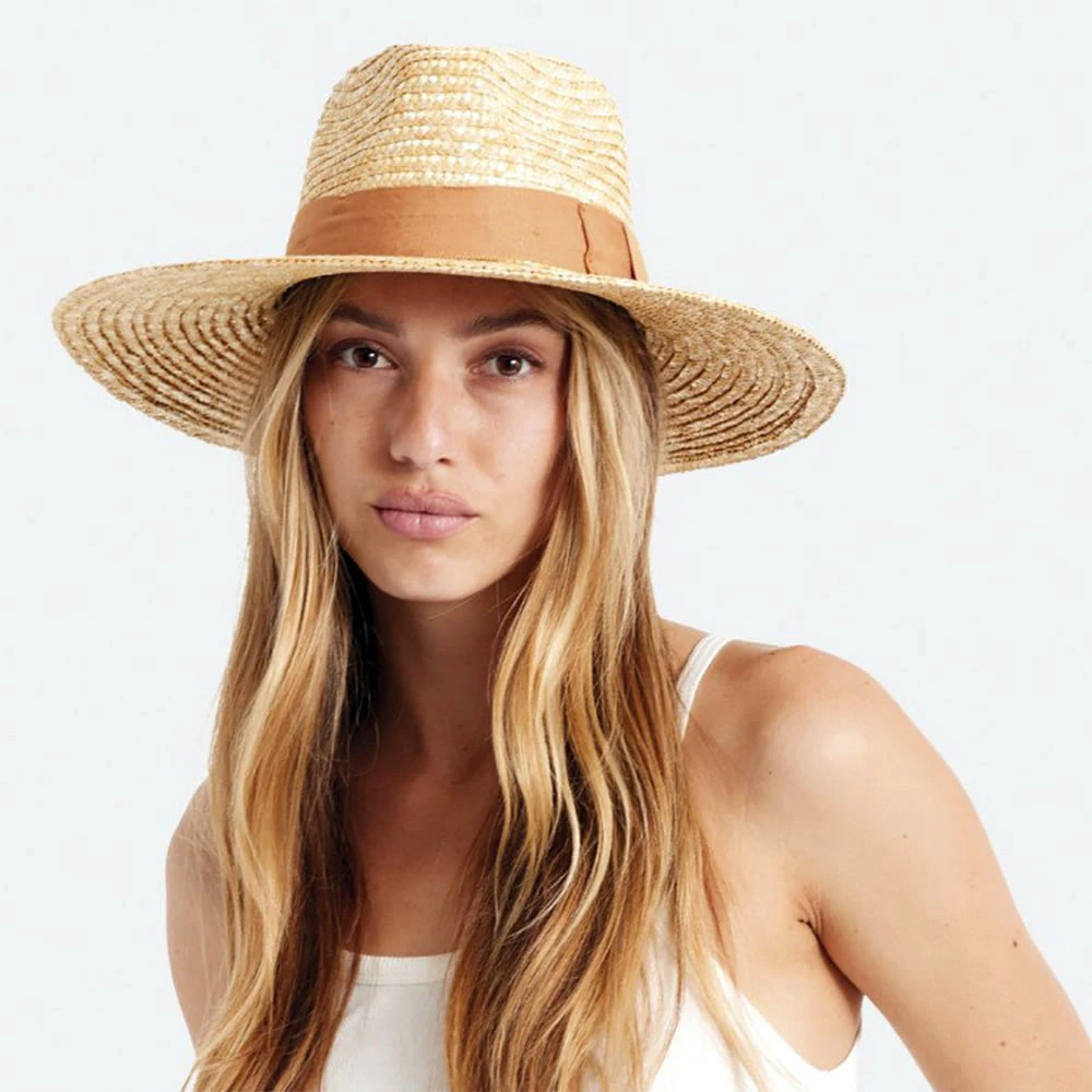Brixton Hats Joanna Straw Sun Hat - Natural-Tan - Image 4