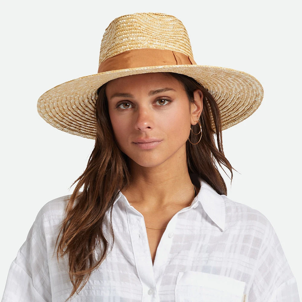 Brixton Hats Joanna Straw Sun Hat - Natural-Tan - Image 5