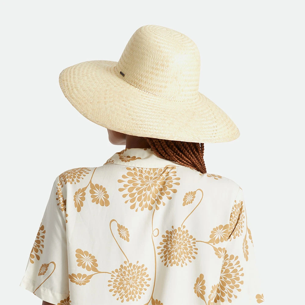 Brixton Hats Janae Wide Brim Toyo Straw Sun Hat - Natural - Image 6