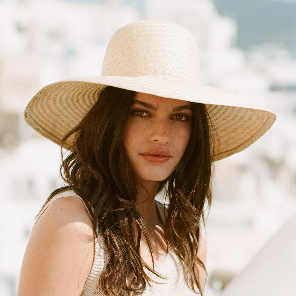 Brixton Hats Janae Wide Brim Toyo Straw Sun Hat - Natural - Image 8