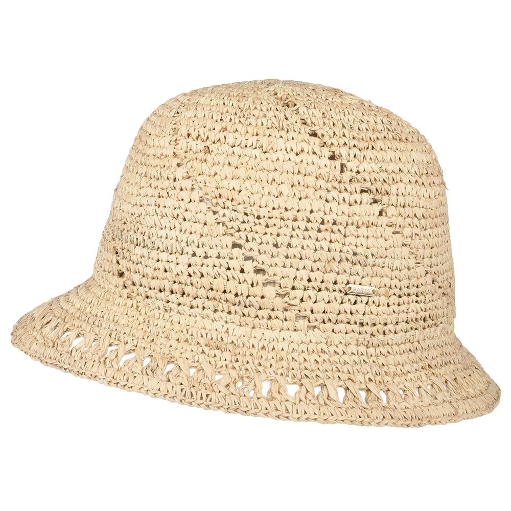 Barts Hats Tikia Raffia Straw Cloche Hat - Natural
