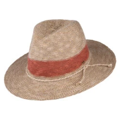 Barts Hats Ponui Fedora Hat - Light Brown-Ginger