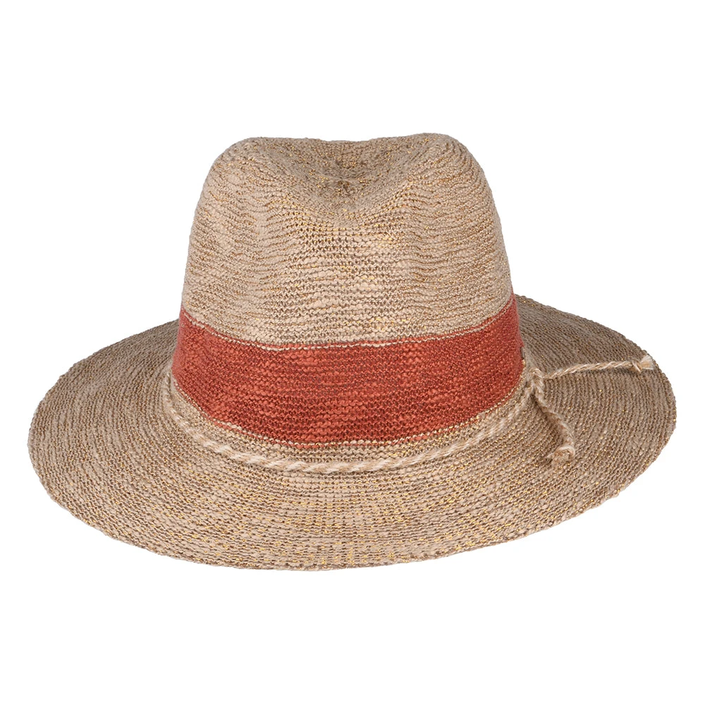 Barts Hats Ponui Fedora Hat - Light Brown-Ginger - Image 3