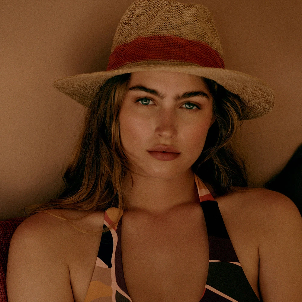 Barts Hats Ponui Fedora Hat - Light Brown-Ginger - Image 4