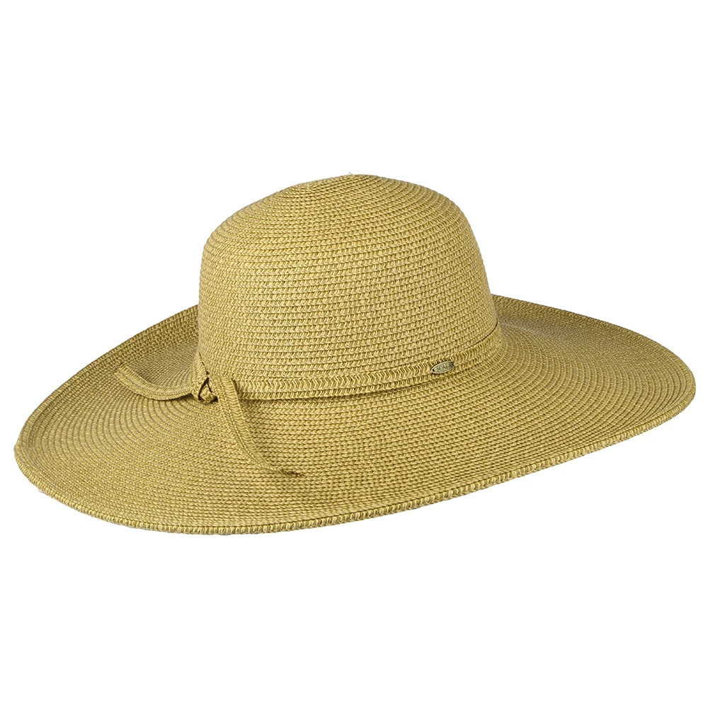 Scala Hats Newport Paper Braid Wide Brim Sun Hat - Natural - Image 3