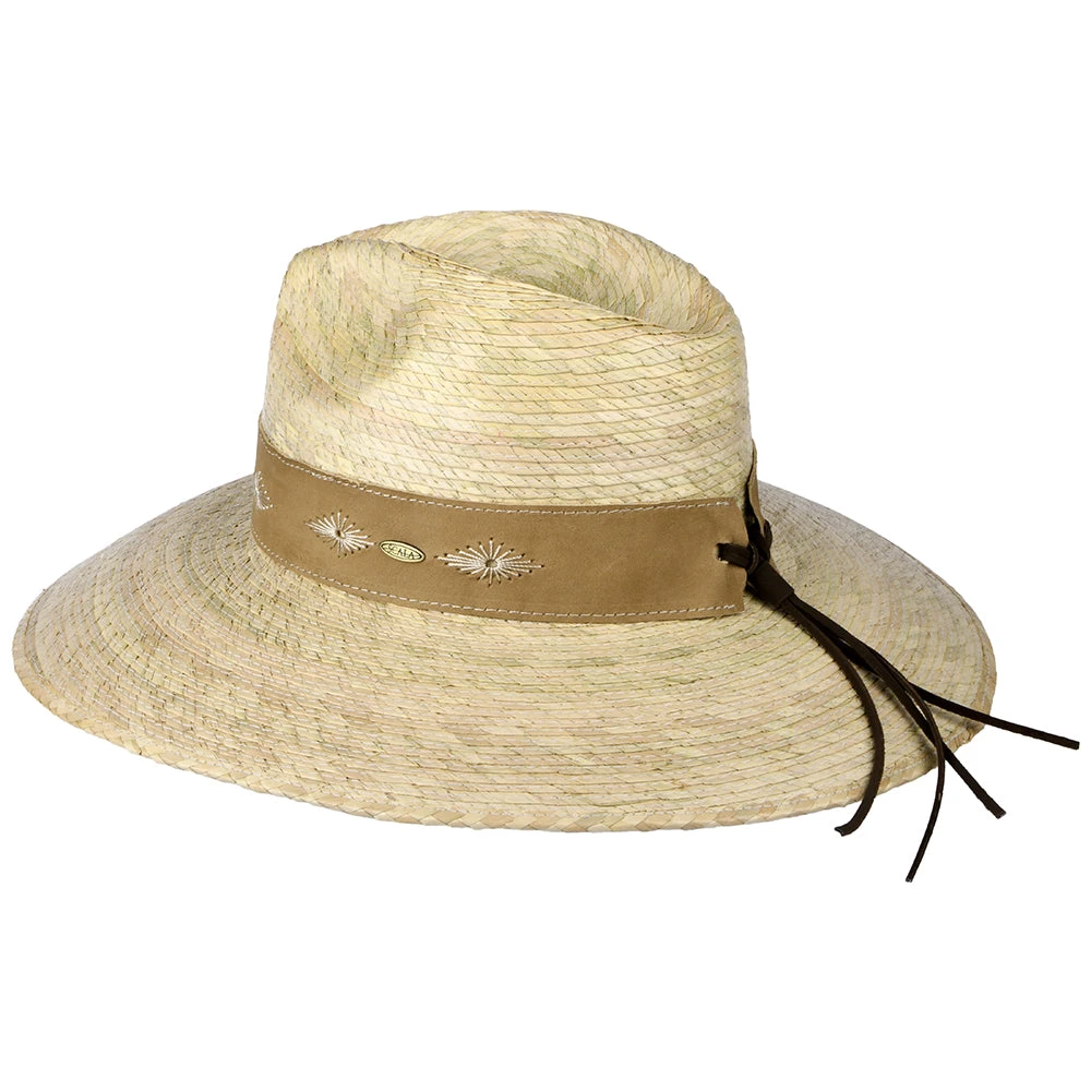Scala Hats Bianca Palm Safari Fedora Hat - Natural - Image 2