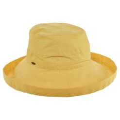 Scala Hats Lanikai Packable Sun Hat - Yellow