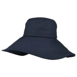 Sur La Tête Monaco Packable Sun Hat - Navy Blue
