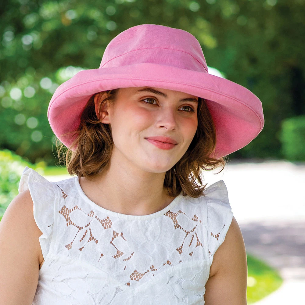 Scala Hats Lanikai Packable Sun Hat - Peony - Image 3