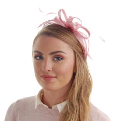 Failsworth Hats Jenaya II Fascinator - Light Pink