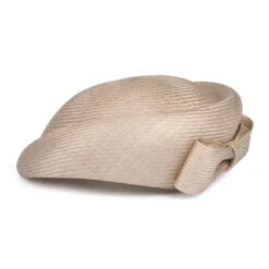 Whiteley Hats Alexia Straw Pillbox Hat - Beige