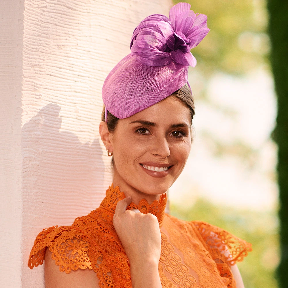 Failsworth Hats Eleanor Flower Pillbox Hat - Magnolia - Image 2