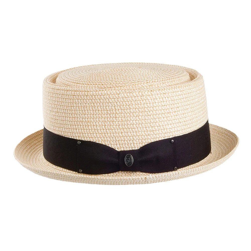 Jaxon & James Toyo Braided Pork Pie Hat - Natural - Image 2