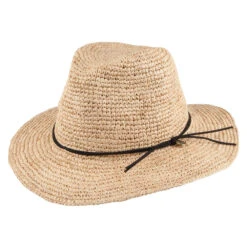 Barts Hats Celery Straw Fedora Hat - Natural