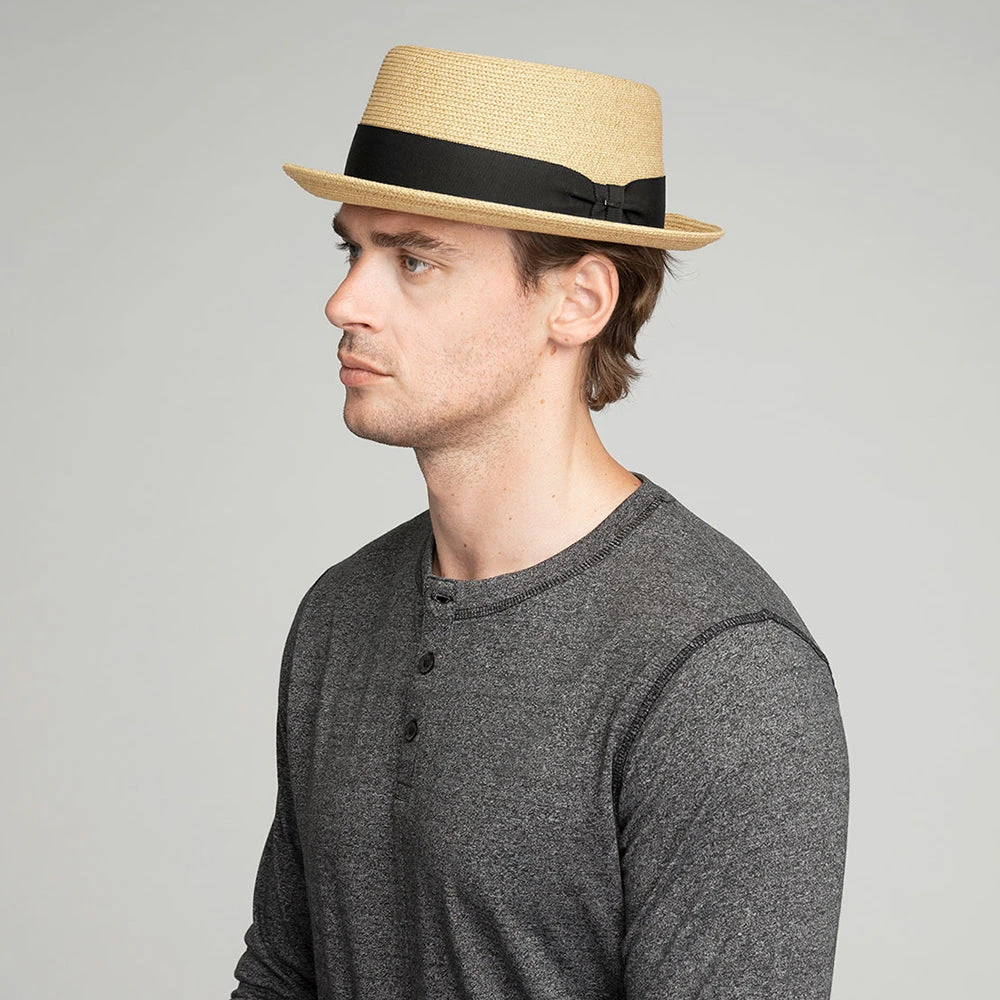 Bailey Hats Waits Pork Pie Hat - Sand - Image 4