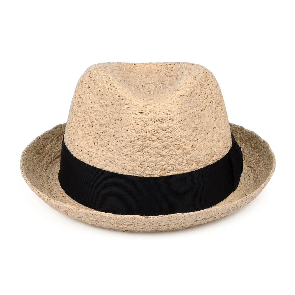 Jaxon & James Saybrook Raffia Trilby Hat - Natural - Image 3