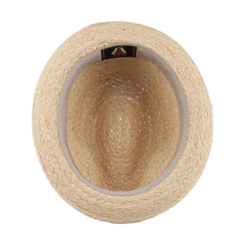 Jaxon & James Saybrook Raffia Trilby Hat - Natural - Image 4