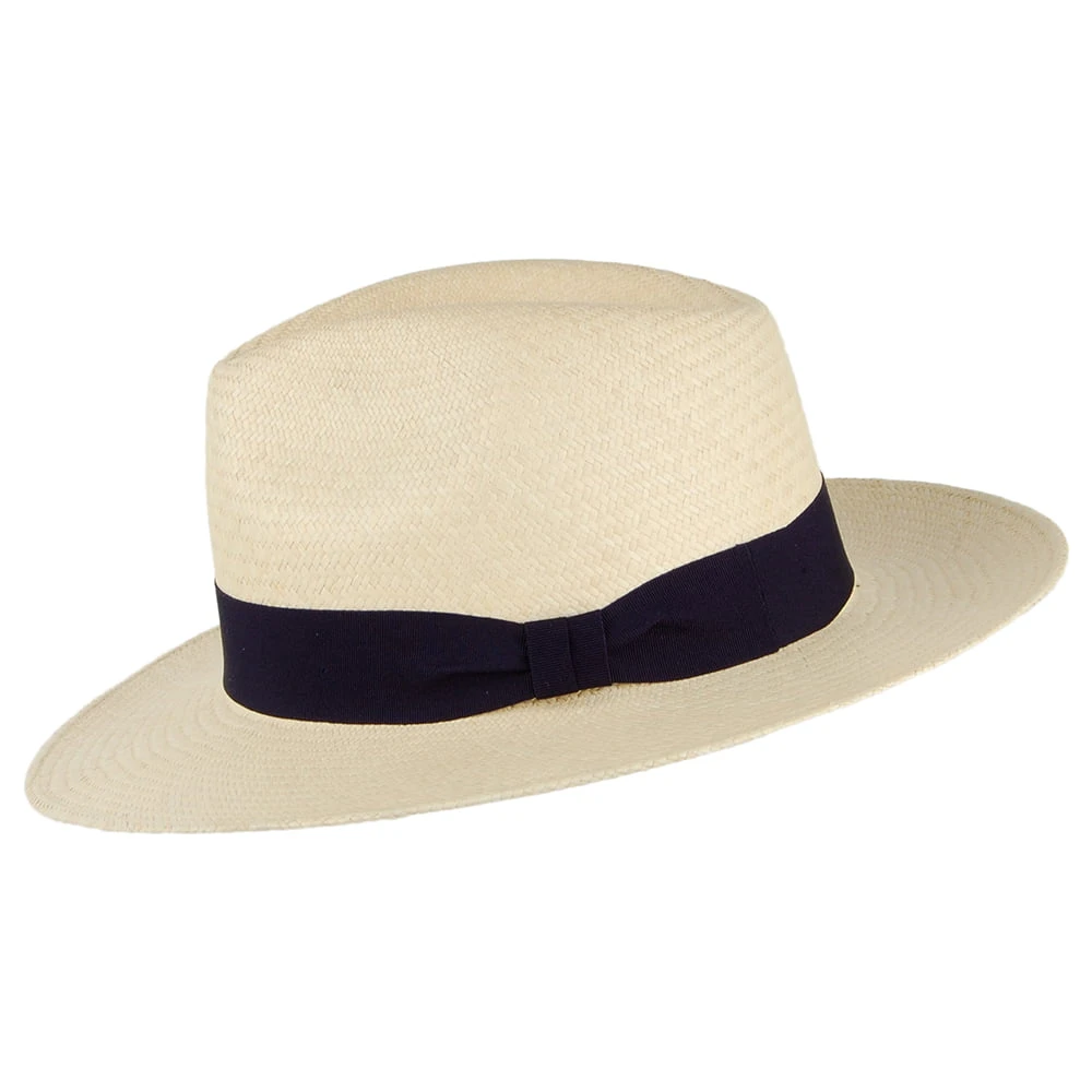 Failsworth Hats Panama Fedora Hat - Natural - Image 2
