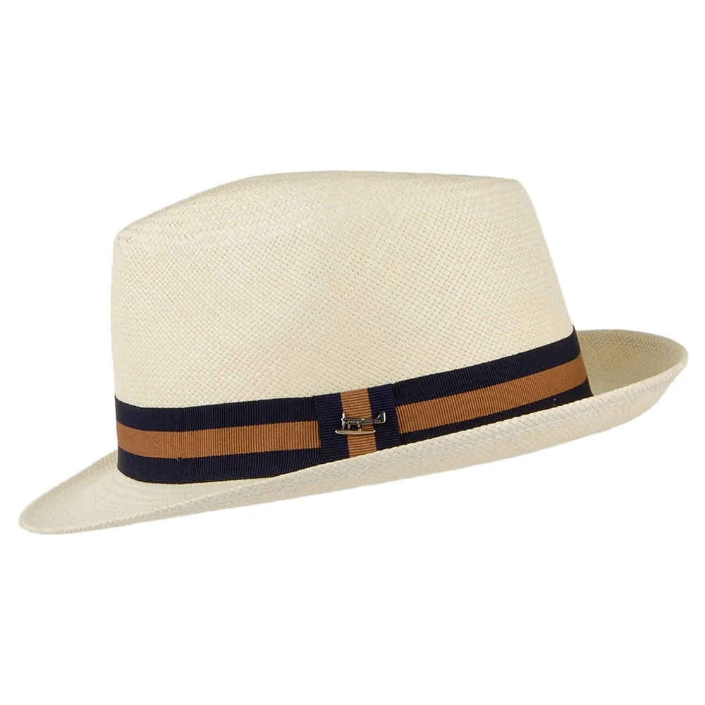 Whiteley Hats Henley II Panama Trilby Hat - Natural - Image 2
