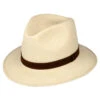 Borsalino Quito Panama Safari Fedora Hat - Natural