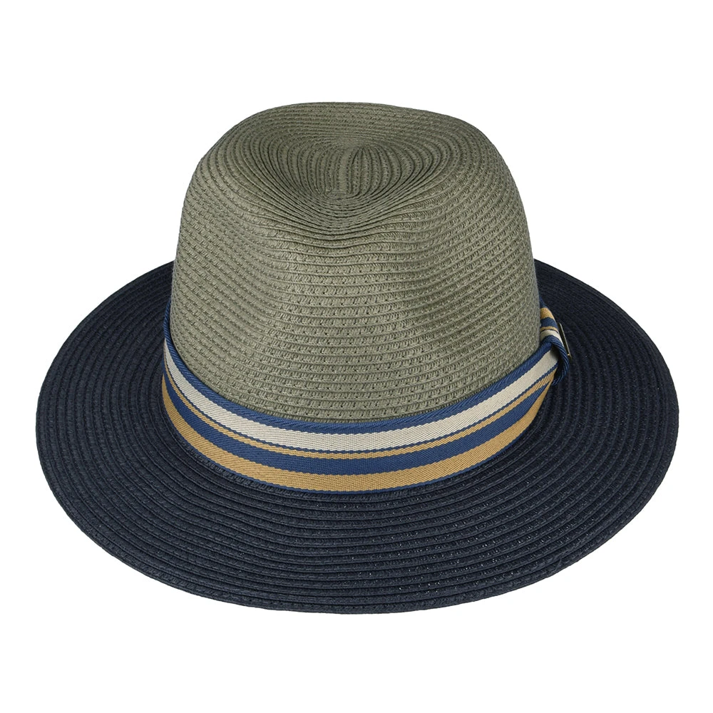 Stetson Hats Traveller Safari Fedora Hat - Grey-Blue - Image 3