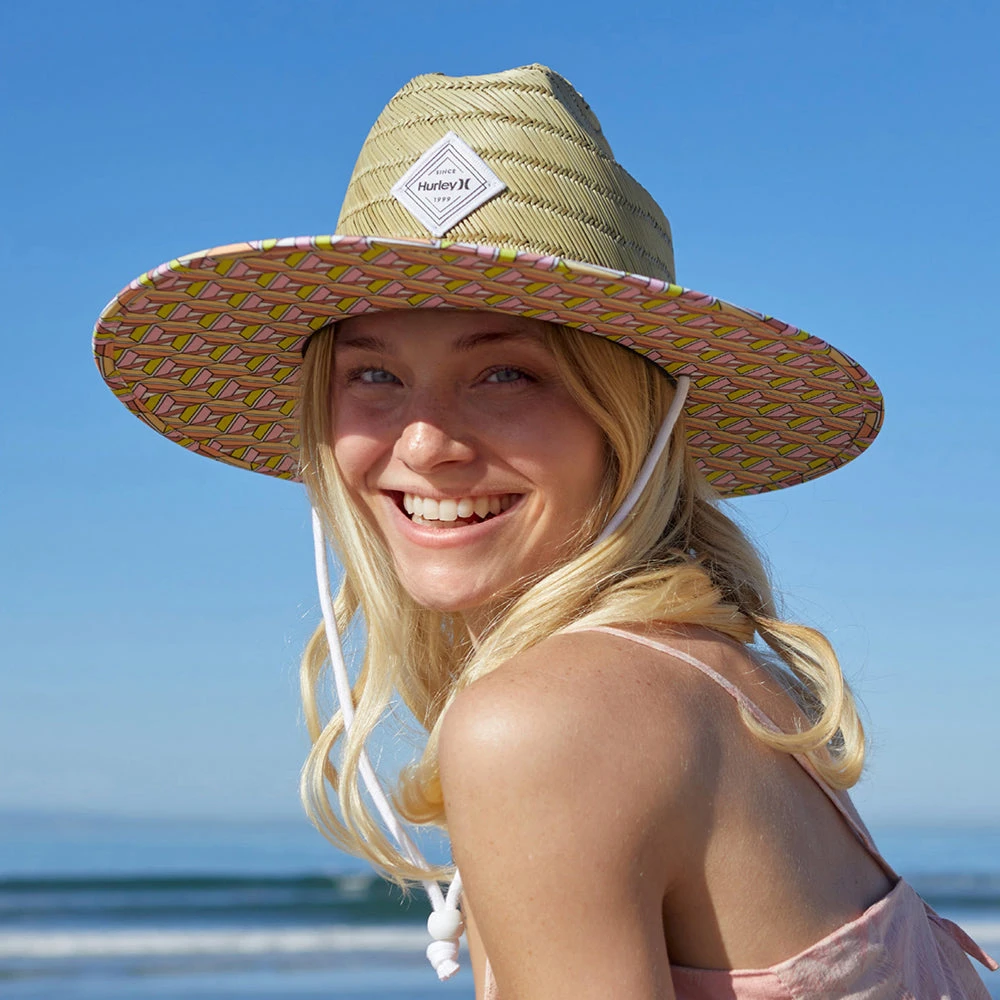 Hurley Hats Diamond Straw Lifeguard Hat - Natural - Image 4