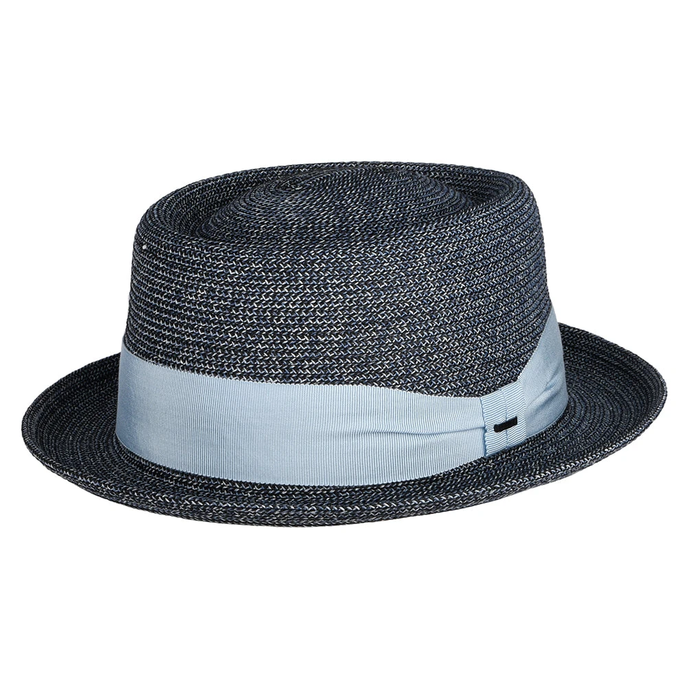 Bailey Hats Waits Pork Pie Hat - Blue