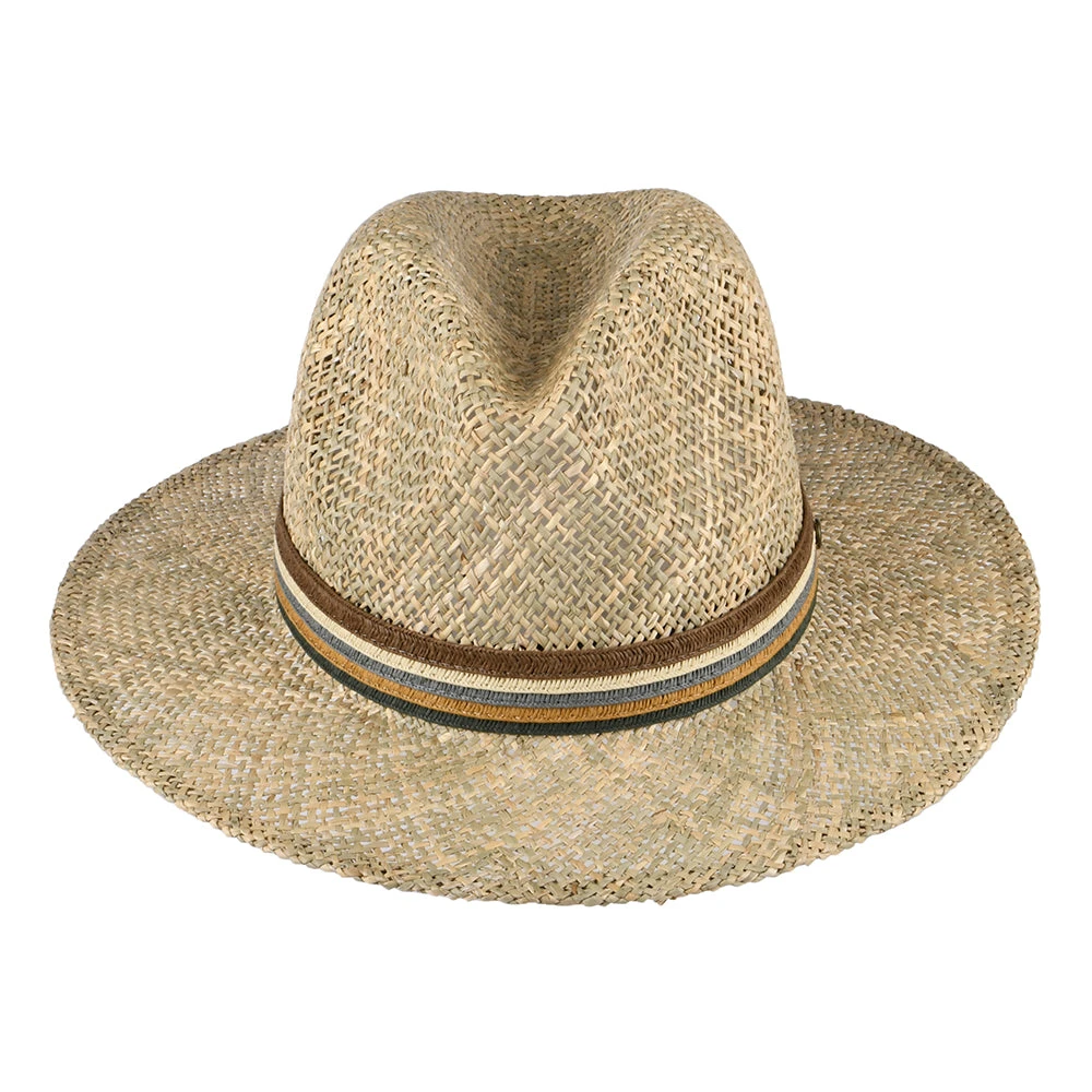 Failsworth Hats Havana Seagrass Straw Fedora Hat - Natural - Image 3