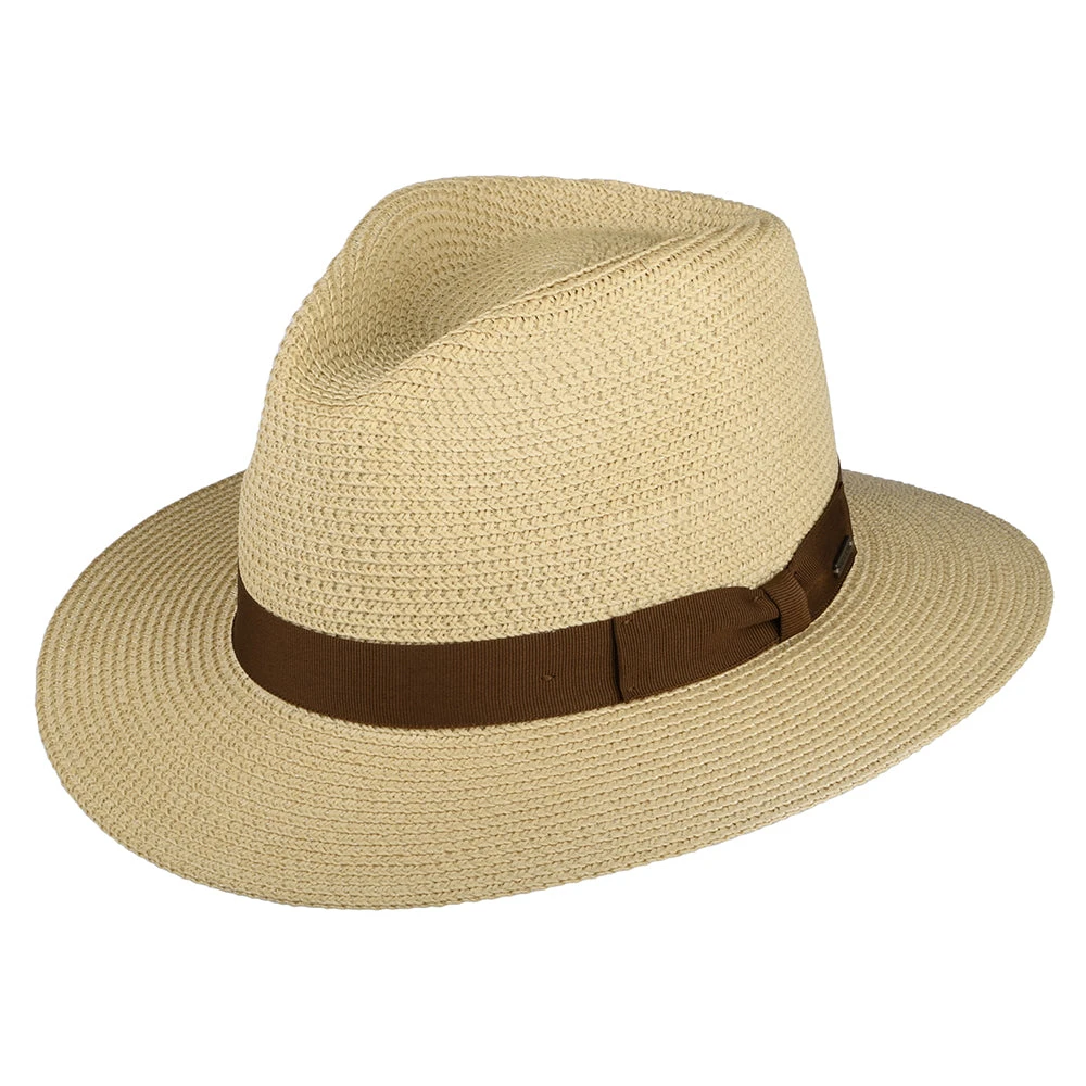 Brixton Hats Rio Toyo Straw Fedora Hat - Natural