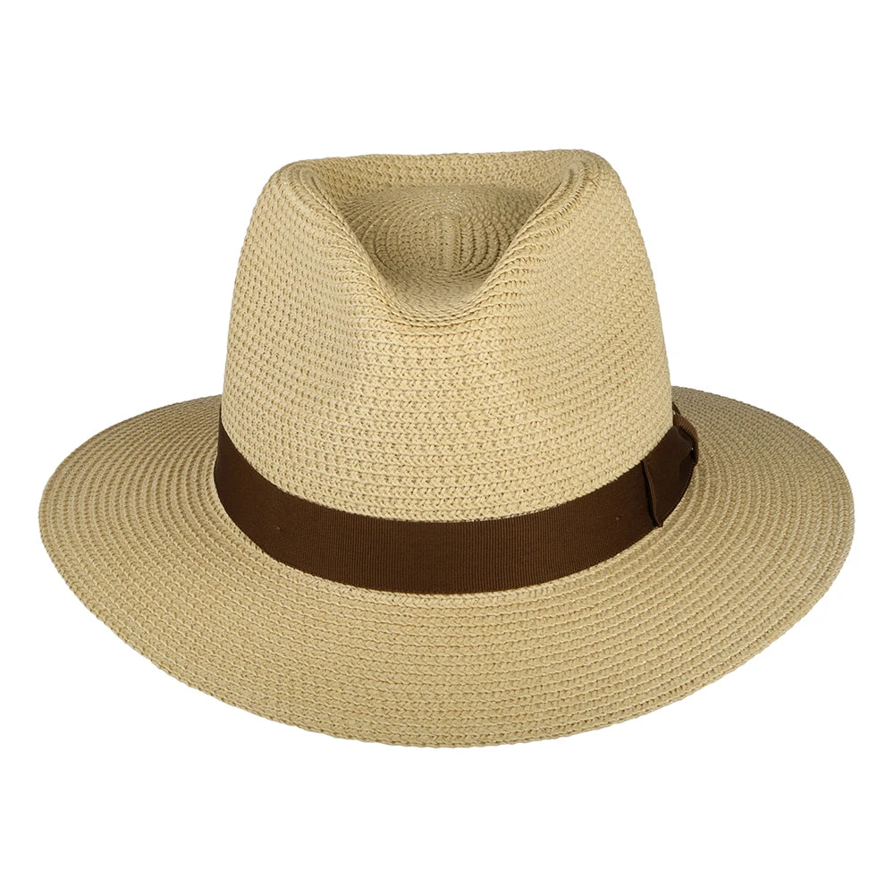 Brixton Hats Rio Toyo Straw Fedora Hat - Natural - Image 3