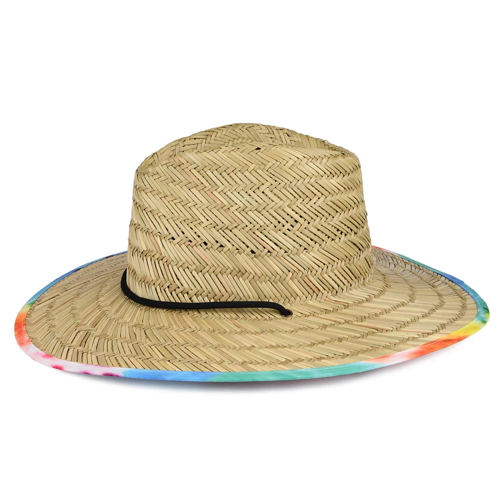 Brixton Hats Messer Straw Lifeguard Hat - Tan-Multi - Image 2