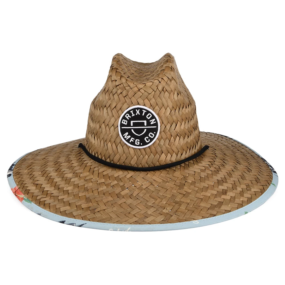 Brixton Hats Crest Straw Lifeguard Hat - Copper - Image 3