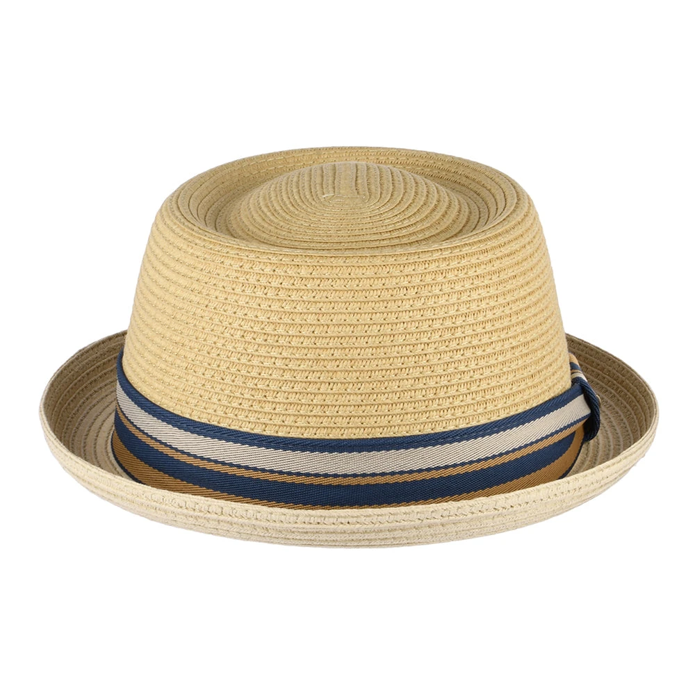 Stetson Hats Toyo Straw Pork Pie Hat - Natural - Image 3