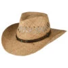 Stetson Hats Vented Raffia Cowboy Hat - Natural