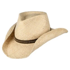 Stetson Hats Raffia Western Cowboy Hat - Natural