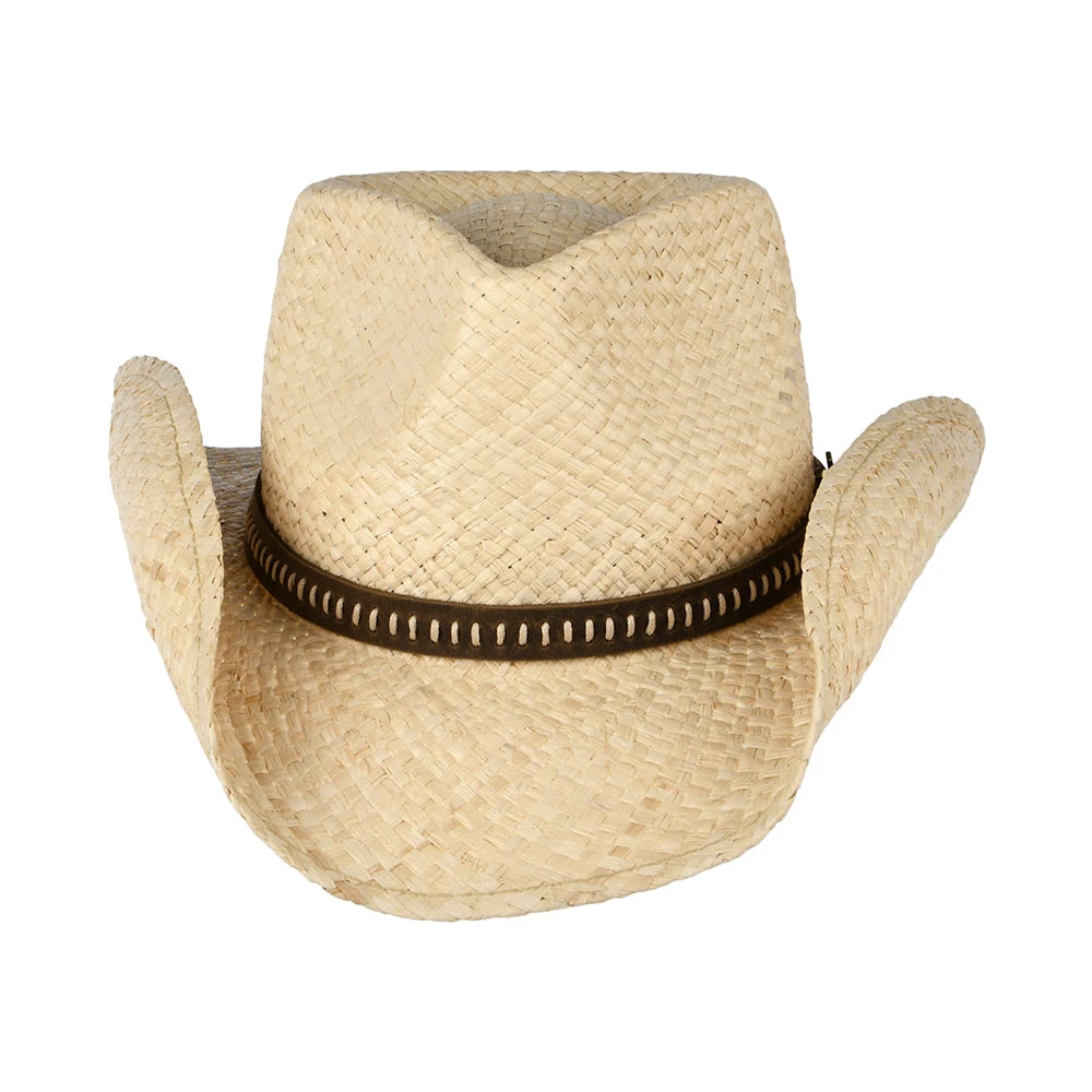 Stetson Hats Raffia Western Cowboy Hat - Natural - Image 5