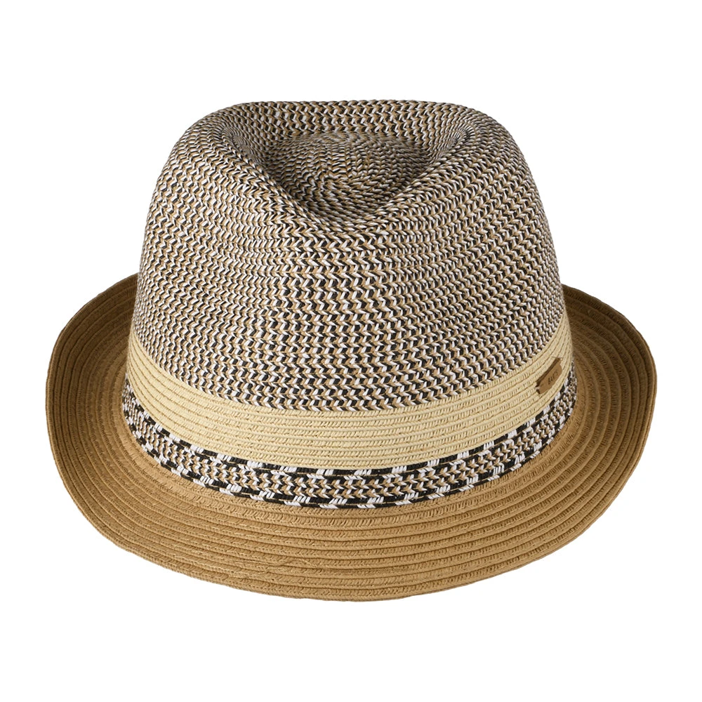 Barts Hats Fluoriet Summer Trilby Hat - Natural-Light Brown - Image 3