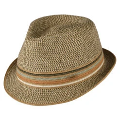 Barts Hats Fluoriet Summer Trilby Hat - Khaki
