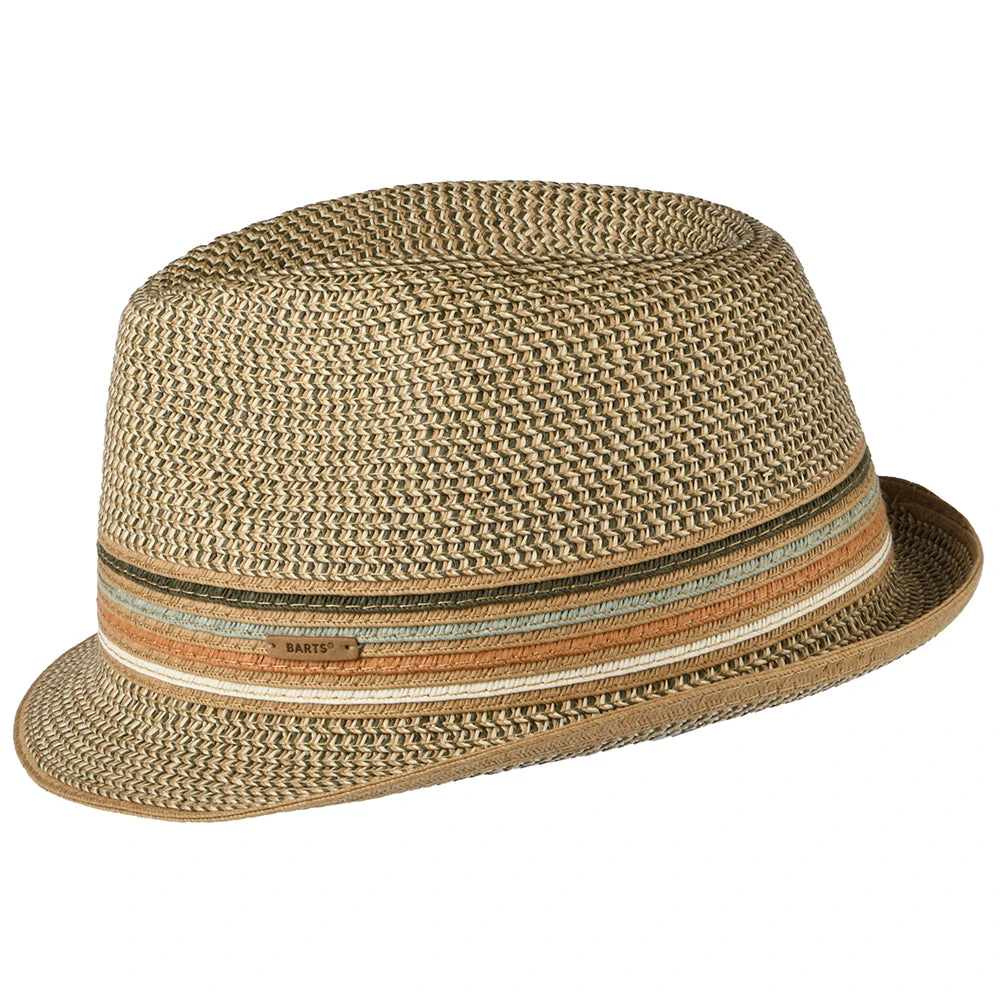 Barts Hats Fluoriet Summer Trilby Hat - Khaki - Image 2