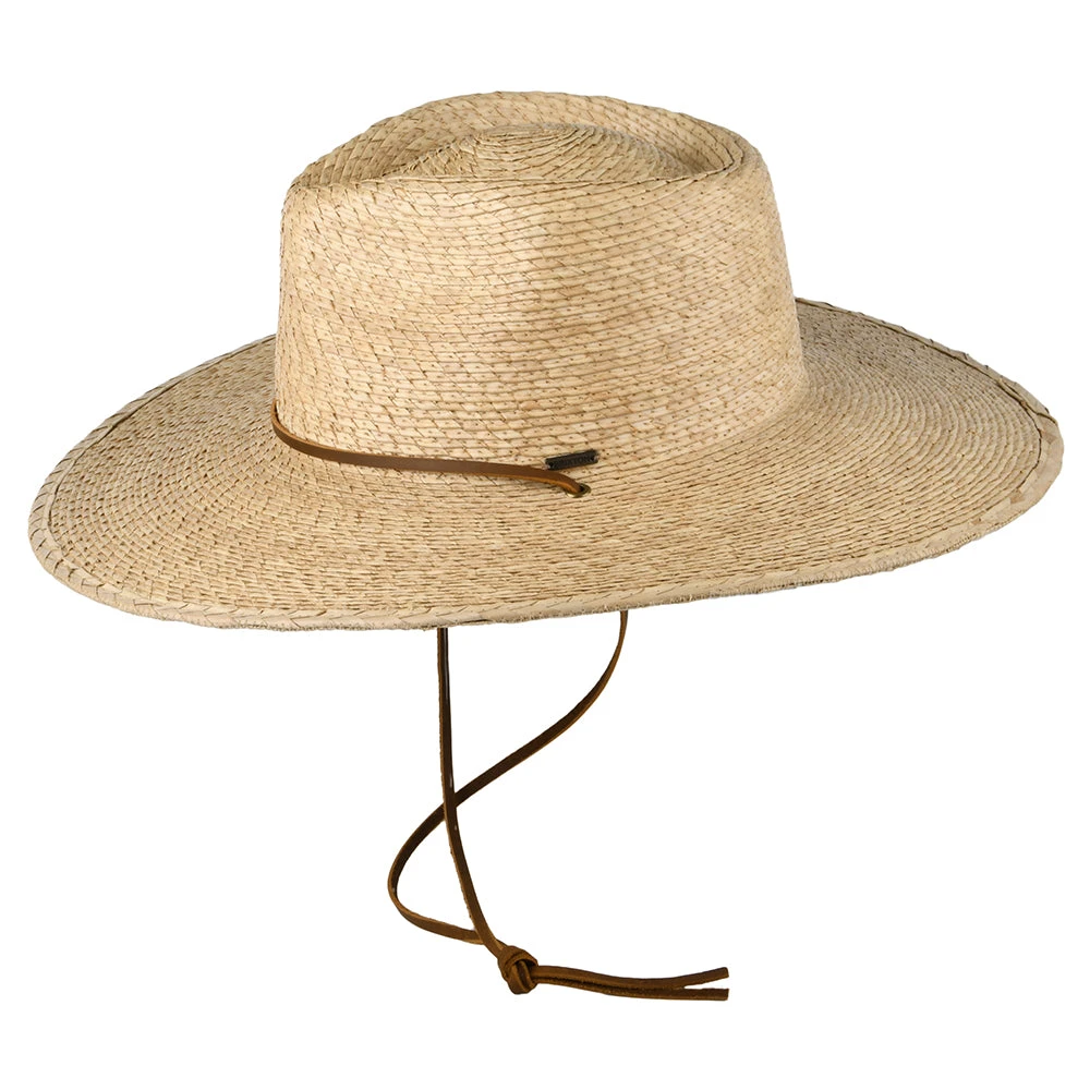 Brixton Hats Morrison Wide Brim Straw Sun Hat - Natural - Image 2