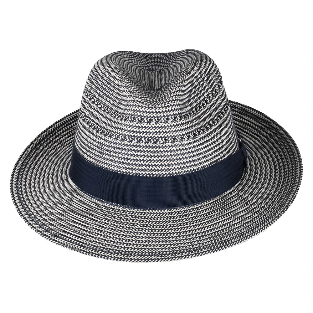 Bailey Hats Eli Fedora Hat - Navy-Cream - Image 3