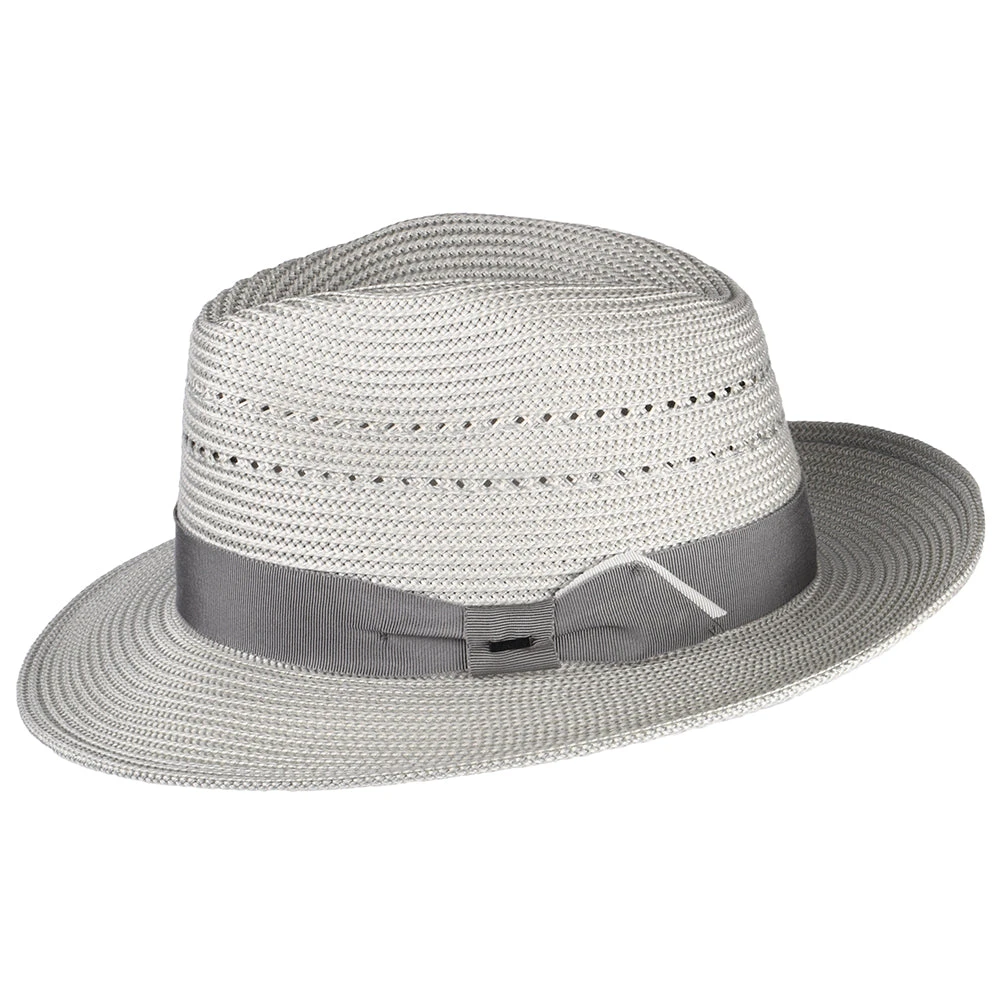 Bailey Hats Eli Fedora Hat - Grey - Image 2
