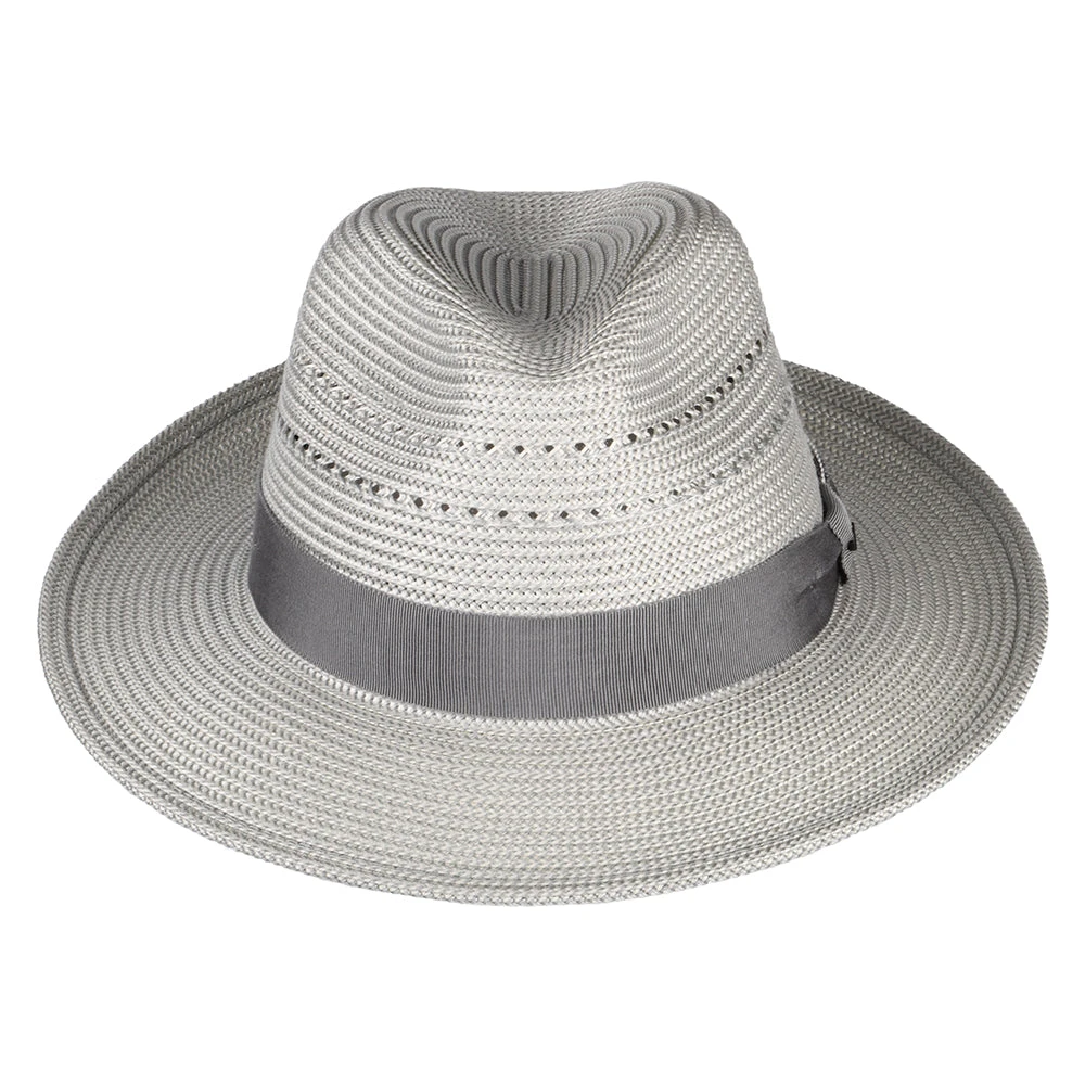 Bailey Hats Eli Fedora Hat - Grey - Image 3