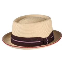 Bailey Hats Carver Pork Pie Hat - Natural