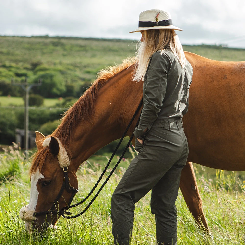 Jaxon & James Summer C-Crown Straw Fedora Hat - Ivory - Image 4